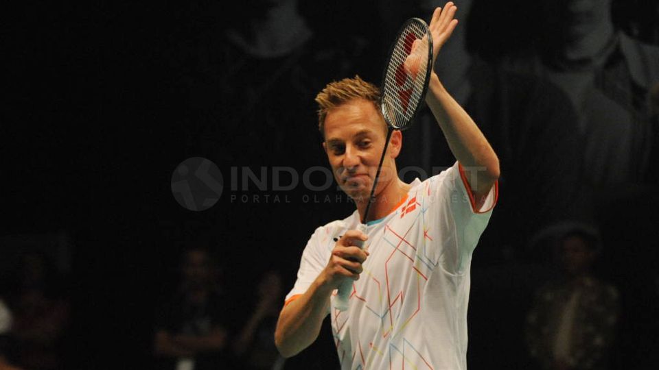 Peter Gade merupakan satu diantara deretan big four tunggal putra terbaik dunia pada masanya. Apa benar dirinya yang terlemah? Copyright: © Ratno Prasetyo/INDOSPORT